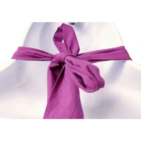 XSITE Colorful Abstract Patterned Tiered Ruffle Halter Dress - Picture 4 of 5